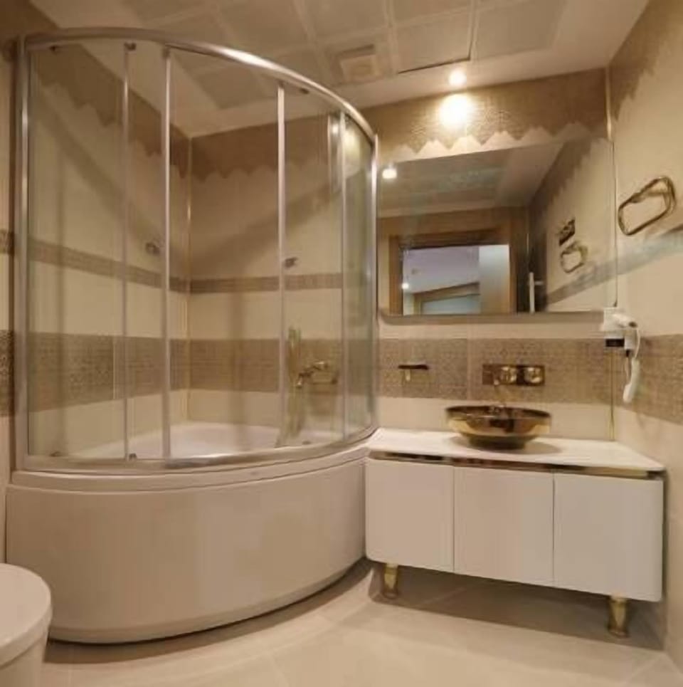 Exclusive Room | Bathroom | Shower, free toiletries, hair dryer, slippers