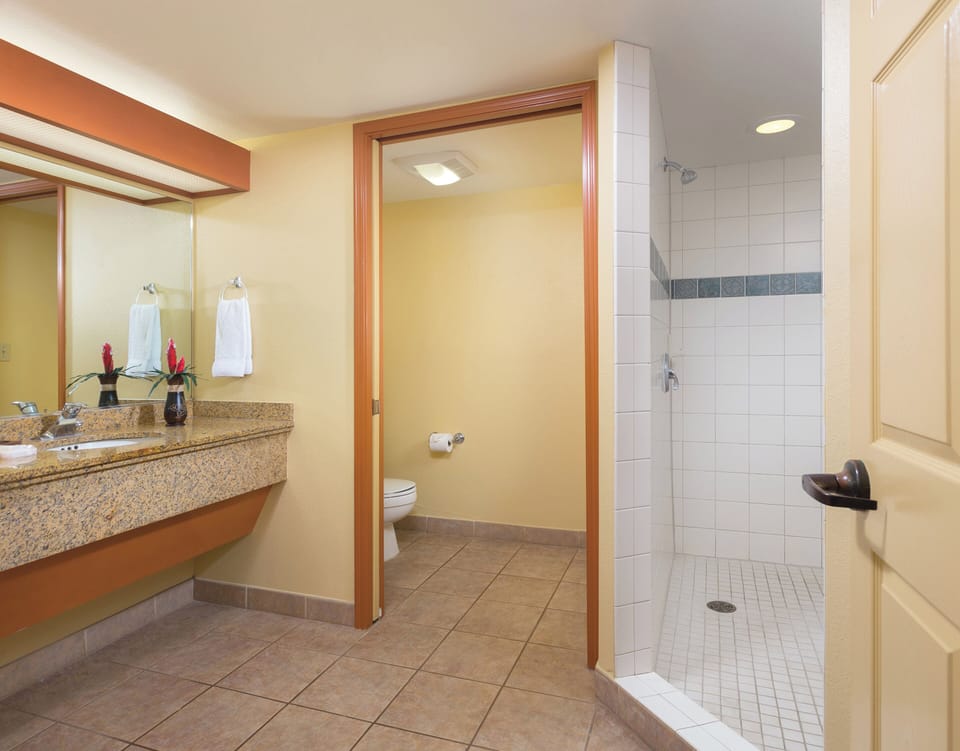 Villa, 1 Bedroom, Garden View | Bathroom | Free toiletries, hair dryer, towels