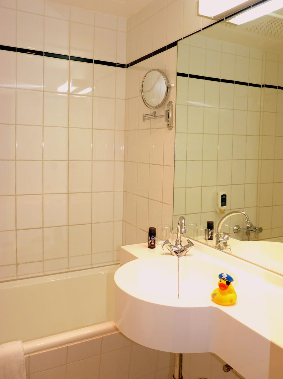Free toiletries, hair dryer, towels, soap