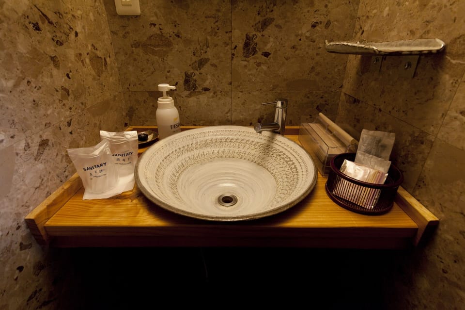 XXX Japanese Style Room 1F Half Board, Non Smoking | Bathroom sink