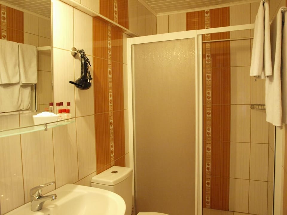Standard Quadruple Room | Bathroom | Shower, free toiletries, hair dryer, slippers