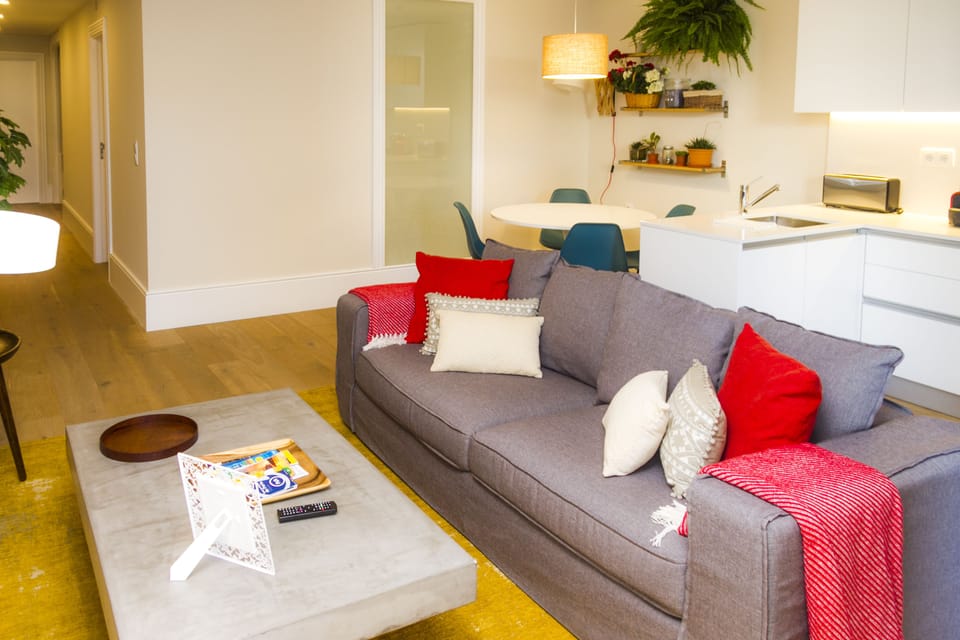 Apartment, 2 Bedrooms, Patio | Living area | Flat-screen TV
