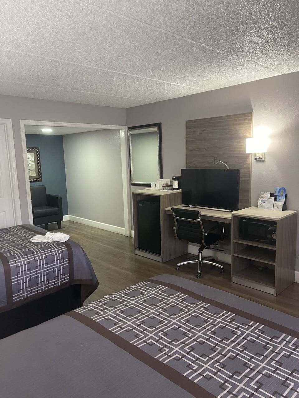 Double Room, 2 Double Beds | View from room