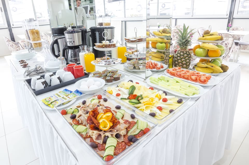 Daily buffet breakfast (EUR 10 per person)