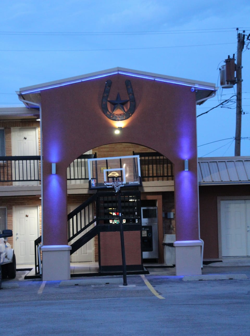 Front of property - evening/night