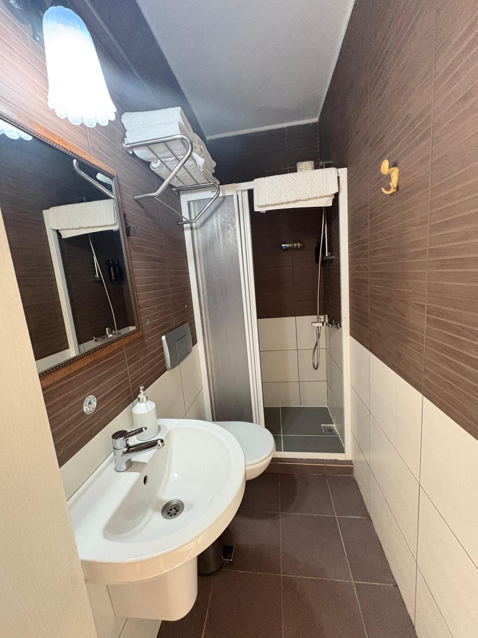 Junior Double Room | Bathroom | Shower, free toiletries, hair dryer, slippers