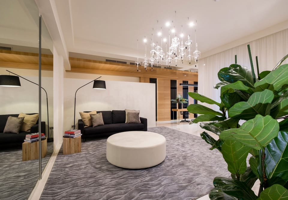 Lobby sitting area