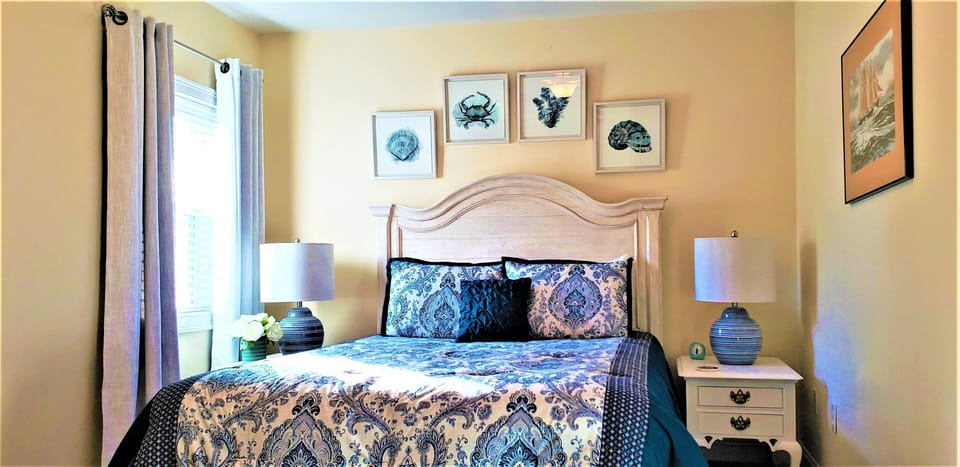 The Wells Harbor Room | Premium bedding, individually decorated, individually furnished