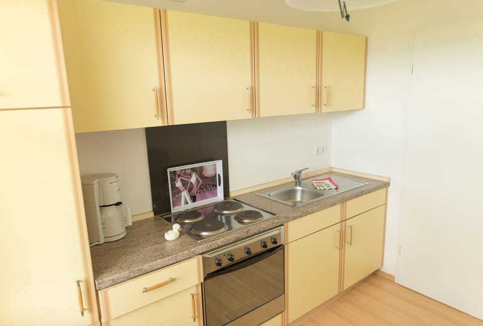 Apartment (1 adult) | Private kitchen | Fridge, oven, stovetop, coffee/tea maker