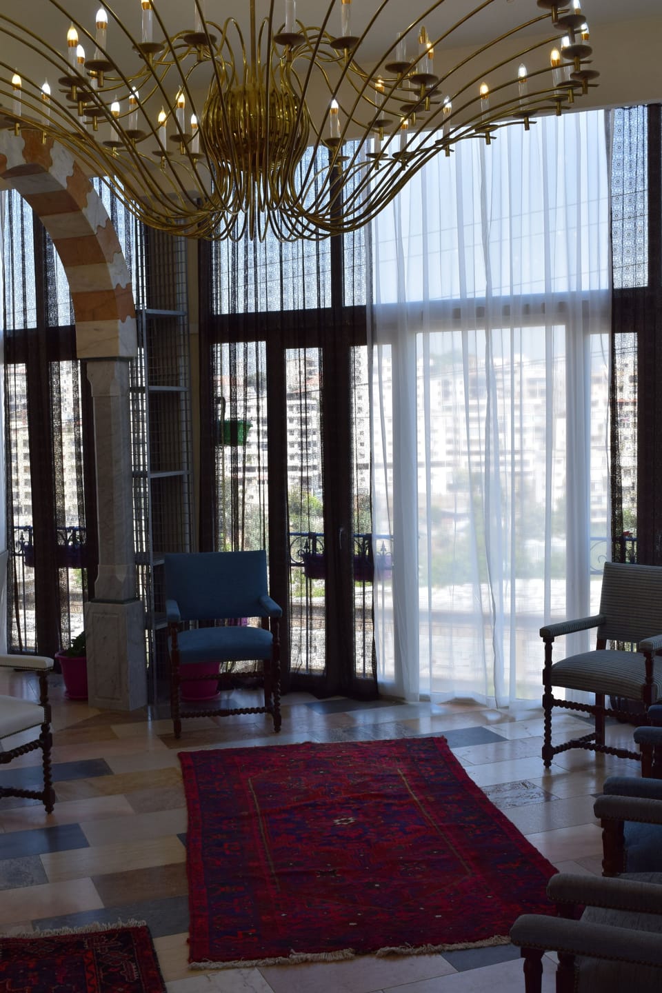 Lobby sitting area