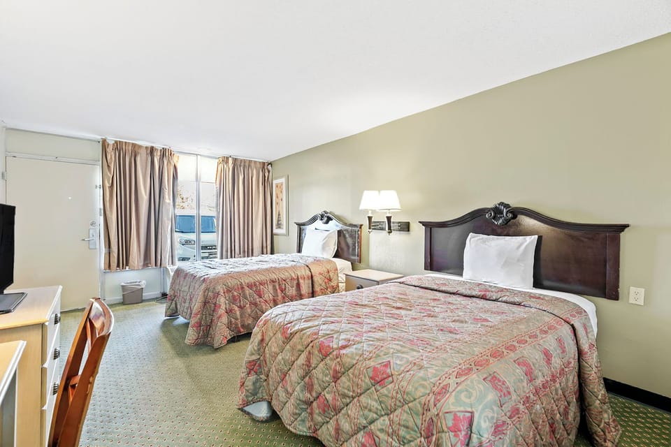 Room, 2 Queen Beds, Non Smoking | Desk, Internet, bed sheets