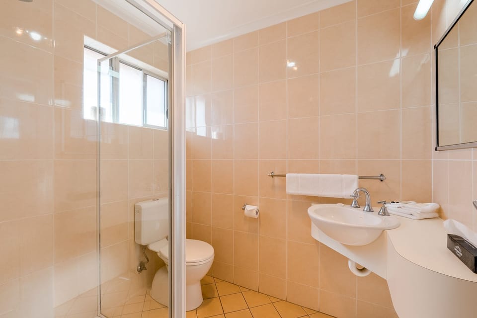 Medium Family Room | Bathroom | Free toiletries, hair dryer, towels, soap