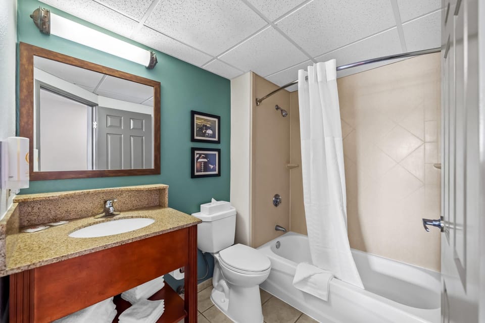 Standard Room, 2 Double Beds, Non Smoking | Desk, iron/ironing board, free cribs/infant beds, rollaway beds