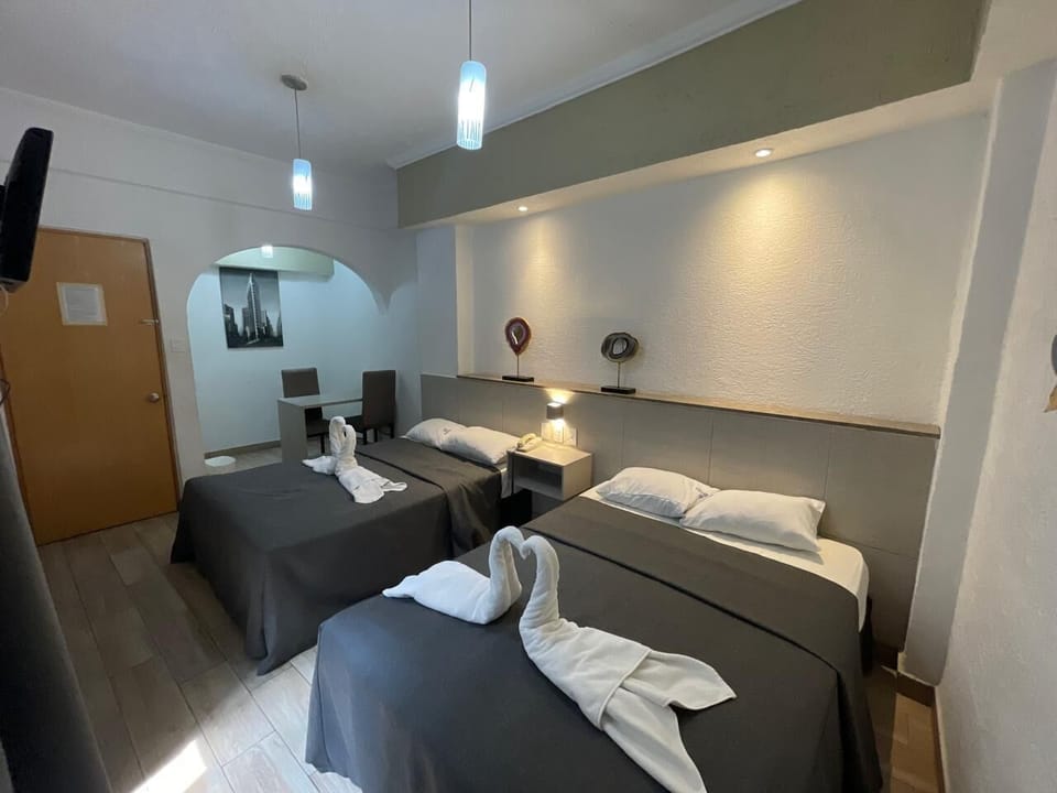 Standard Room, 2 Double Beds | Desk, laptop workspace, iron/ironing board, free WiFi