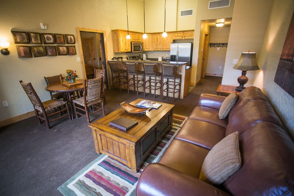 Condo, 2 Bedrooms | Living area | Flat-screen TV, fireplace, DVD player, MP3 dock