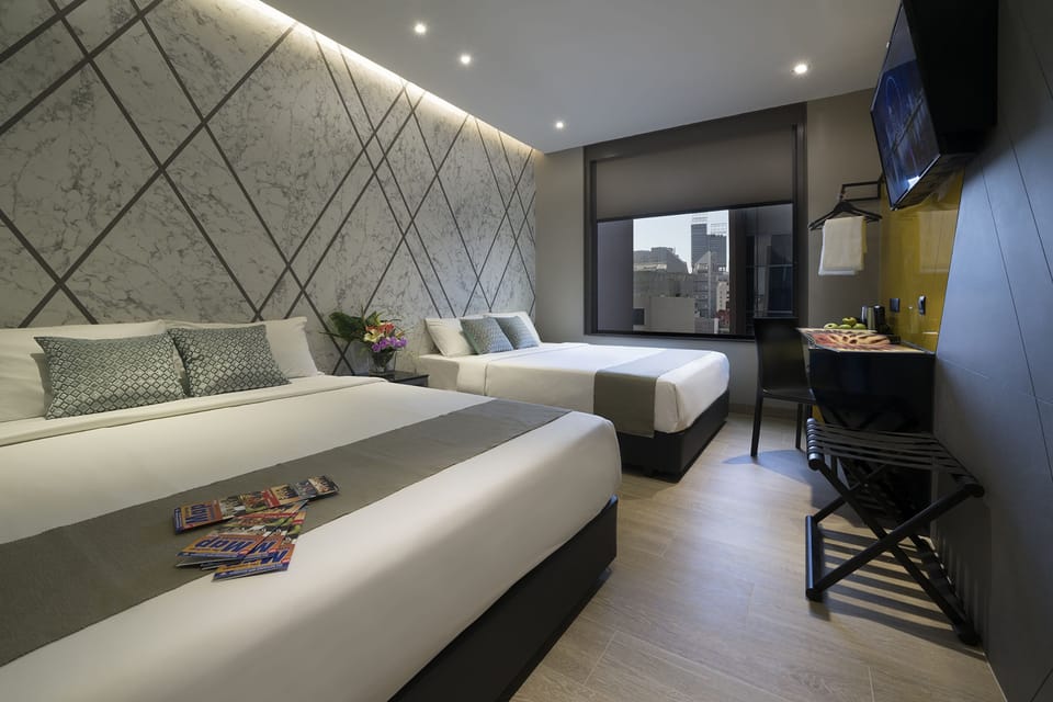 In-room safe, desk, iron/ironing board (on request), WiFi (free)