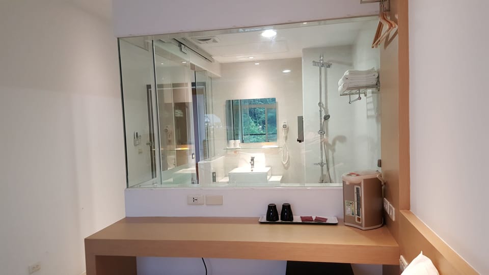 Standard Double Room | Bathroom | Free toiletries, hair dryer, slippers, towels