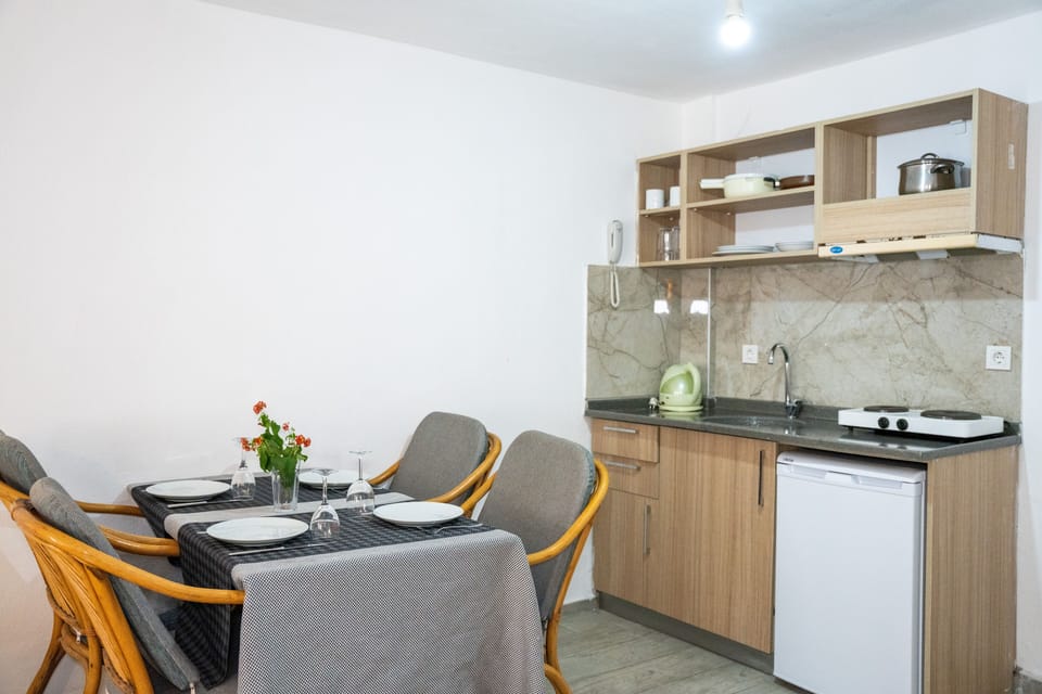 Economy Studio, 1 Bedroom | Minibar, iron/ironing board (on request), WiFi (surcharge), bed sheets
