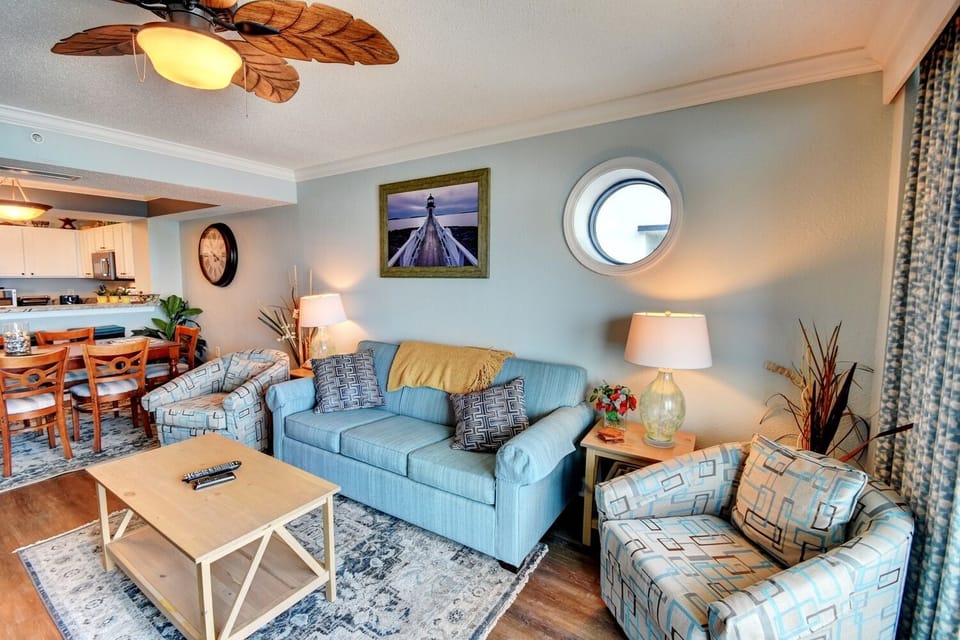 Condo, 4 Bedrooms | Living area | Flat-screen TV