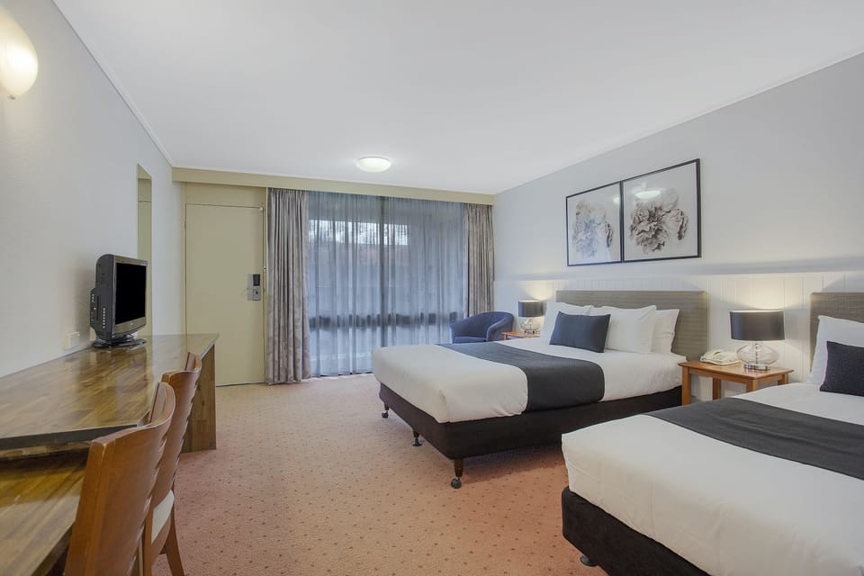 Desk, laptop workspace, iron/ironing board, free WiFi