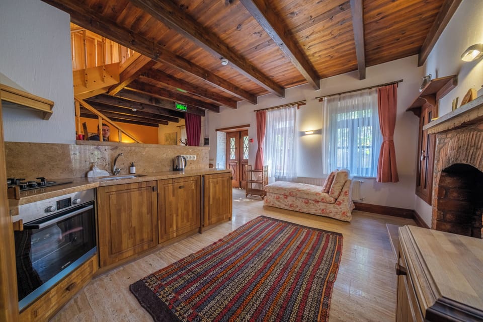 Panoramic Chalet, 3 Bedrooms, Patio, Sea Facing | Private kitchen | Coffee/tea maker, electric kettle, highchair