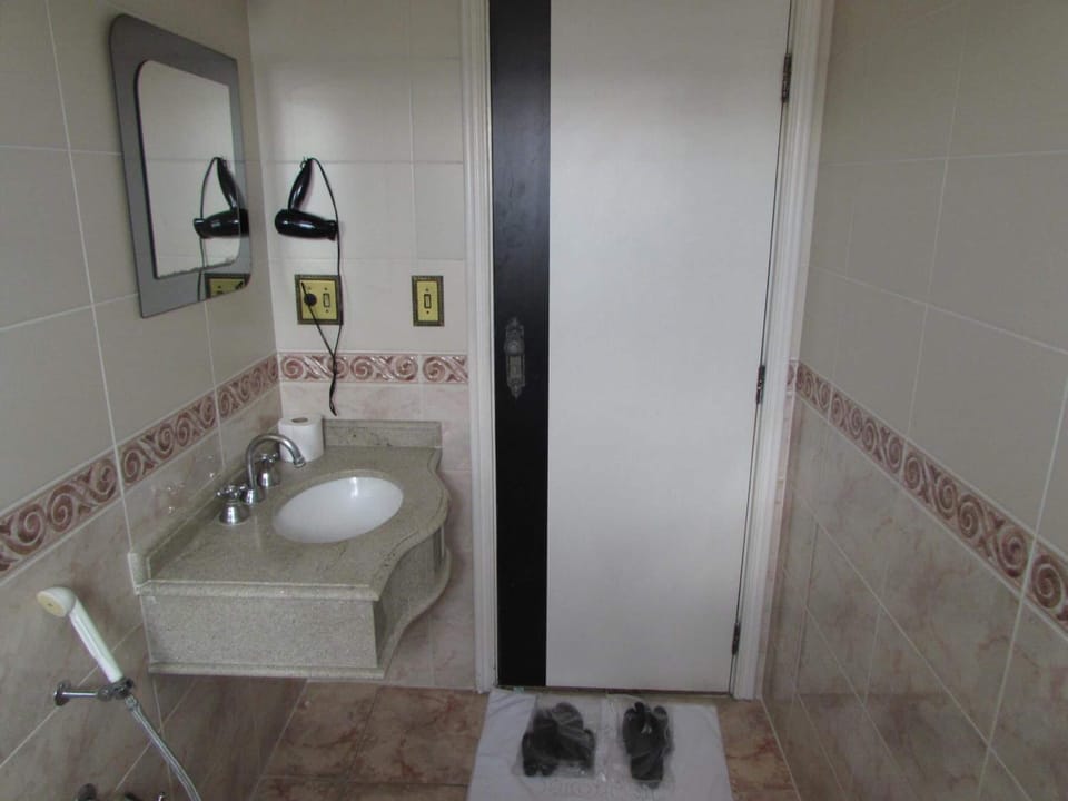 Free toiletries, hair dryer, towels