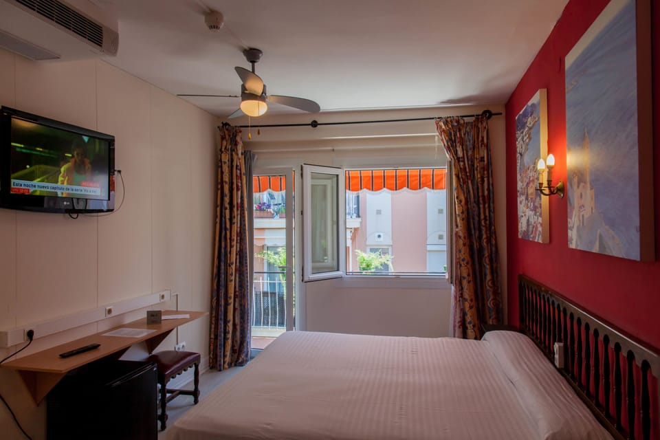 Double or Twin Room, 1 Double or 2 Twin Beds, Balcony | Desk, blackout drapes, free WiFi, bed sheets