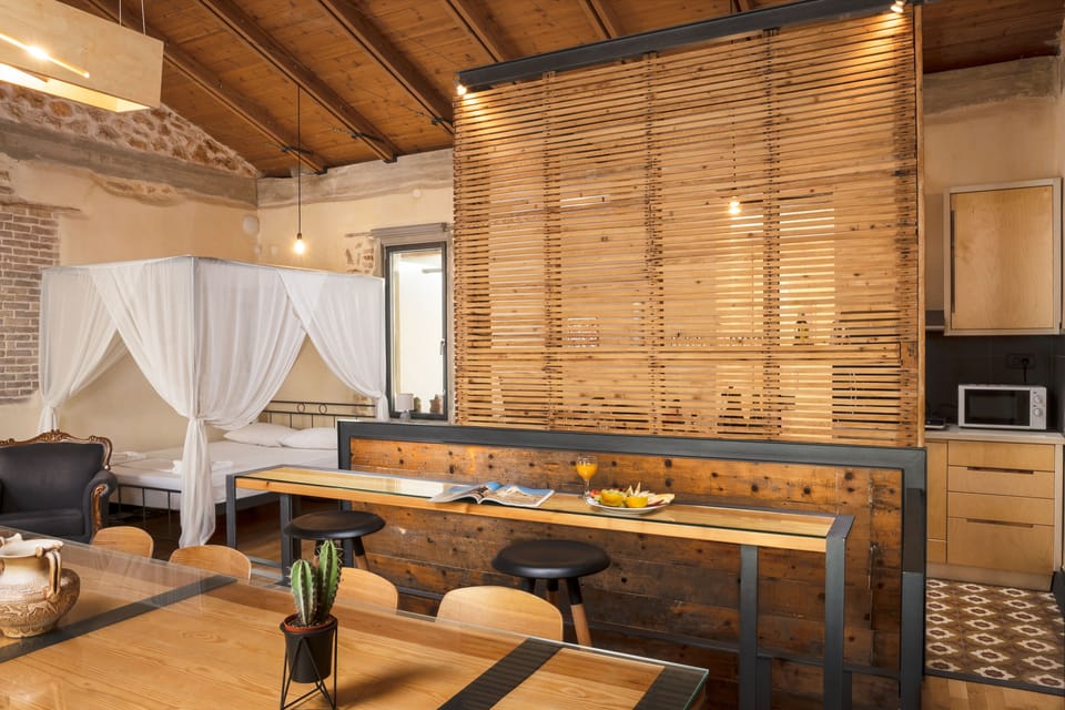 City Studio, Terrace (First Floor) | Private kitchen | Full-size fridge, microwave, stovetop, coffee/tea maker