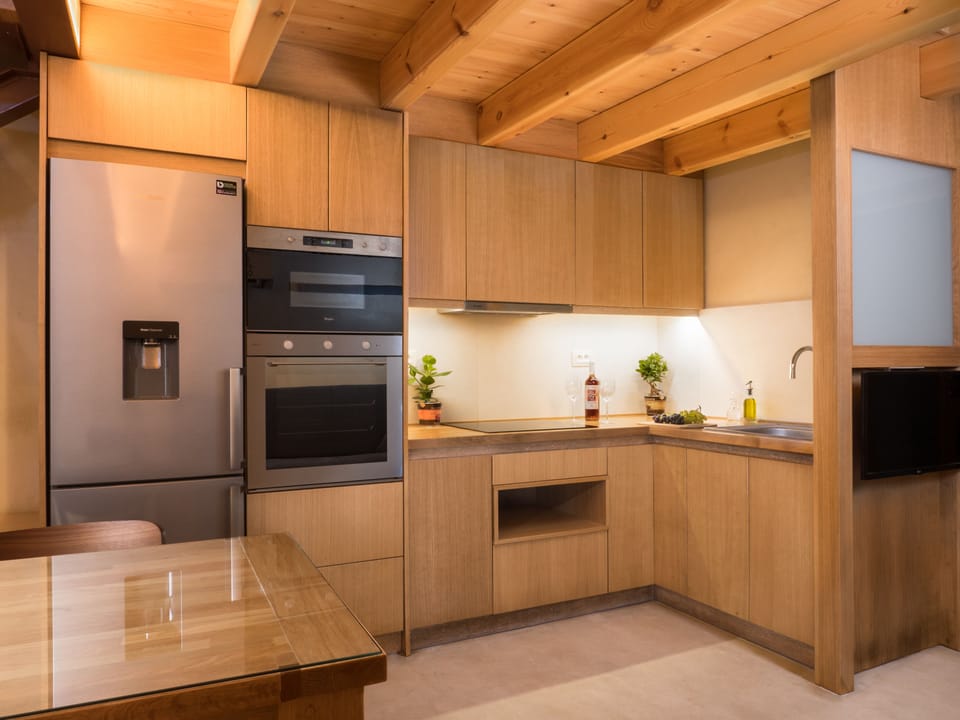 Villa, Sea View | Private kitchen | Full-size fridge, microwave, oven, stovetop