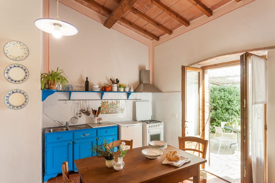 Superior Apartment, Garden Area | Private kitchen