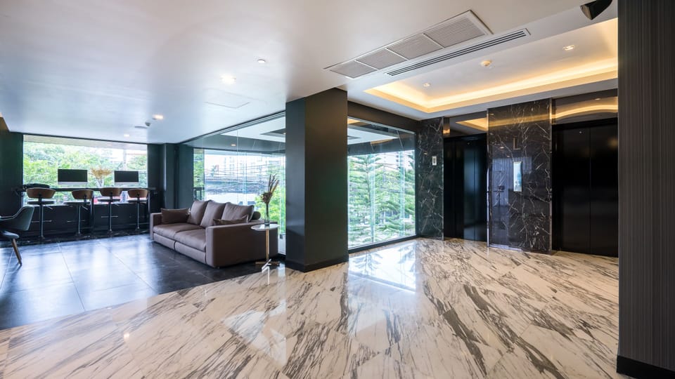 Lobby sitting area