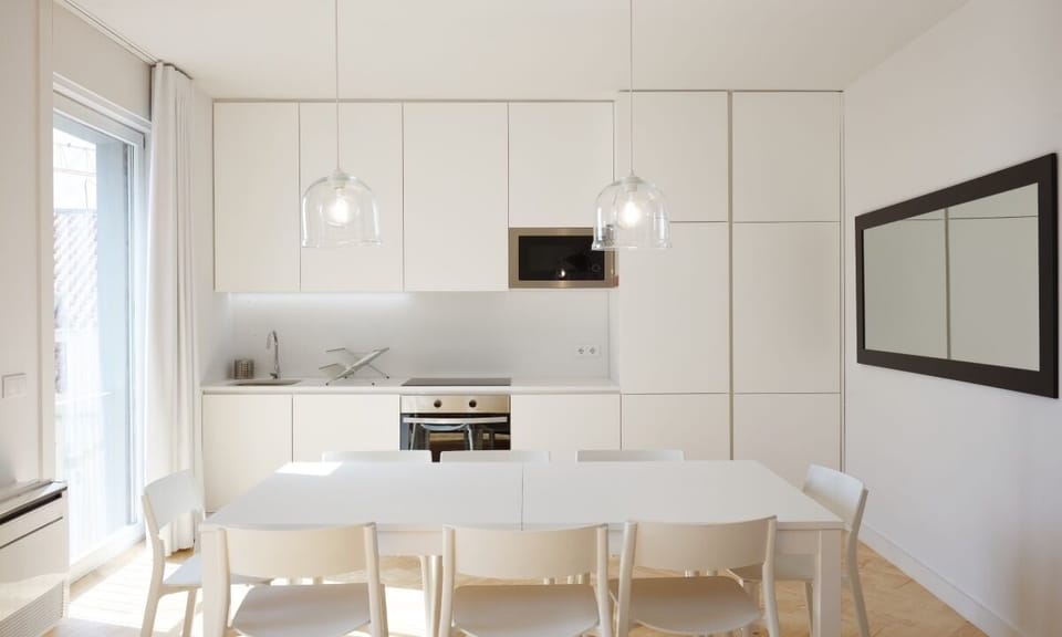 Apartment, 3 Bedrooms | Private kitchen | Fridge, microwave, oven, stovetop