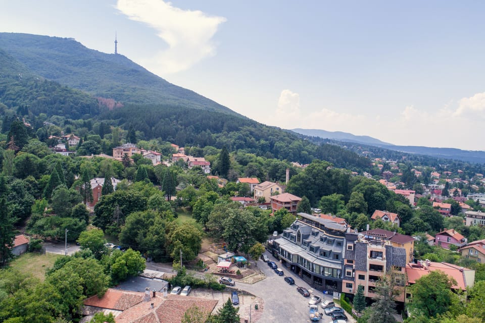 Outdoor wedding area