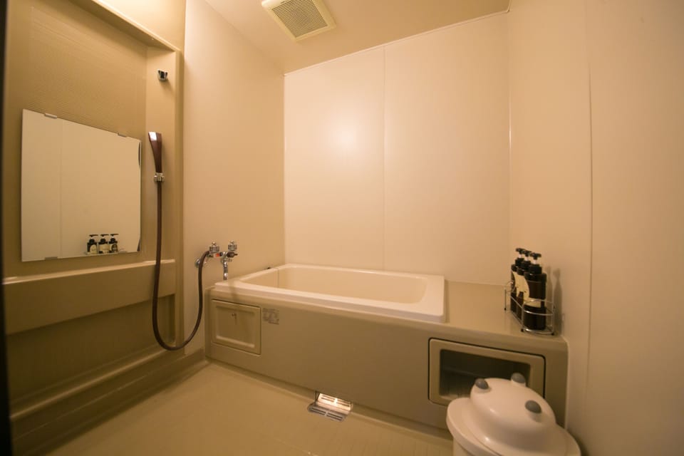 Japanese Western Room, Adult Only, Non Smoking, 2F | Bathroom | Free toiletries, hair dryer, bidet, towels