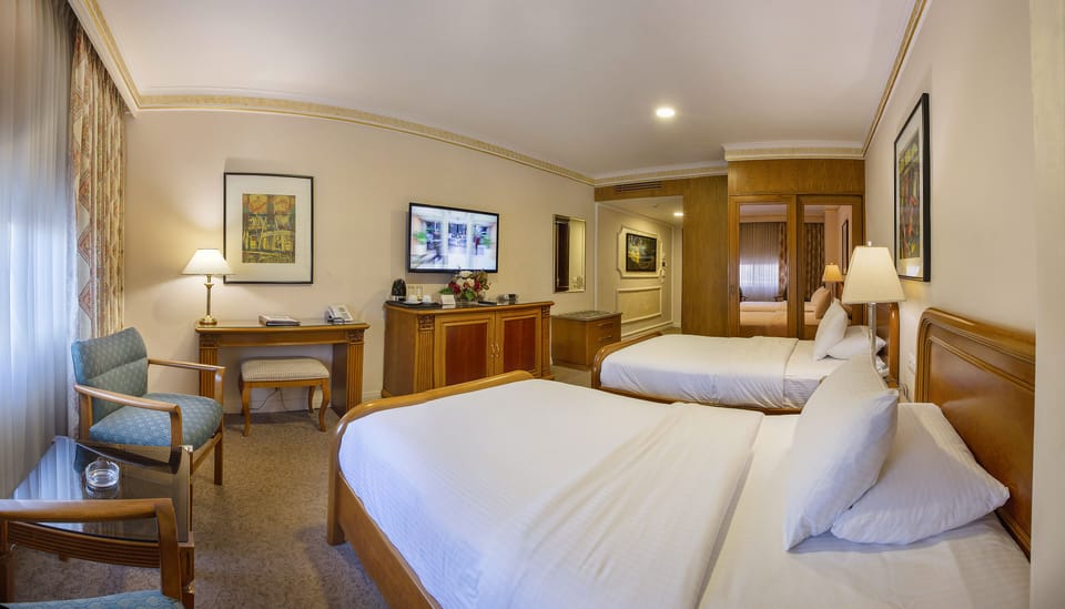 Superior Twin Room | Frette Italian sheets, premium bedding, down comforters