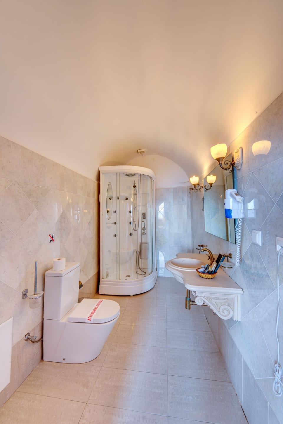 Deluxe Suite | Bathroom | Shower, rainfall showerhead, free toiletries, hair dryer