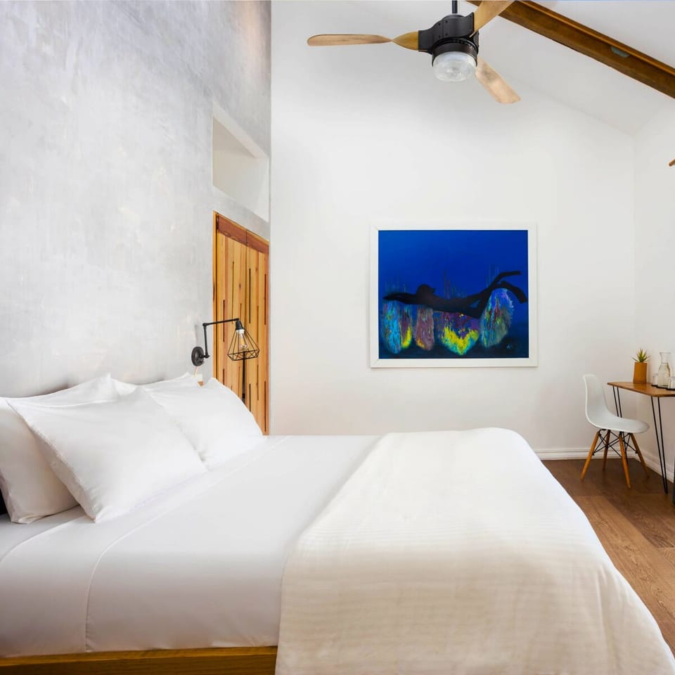 Double Balcony Limited View | Hypo-allergenic bedding, in-room safe, individually decorated, desk