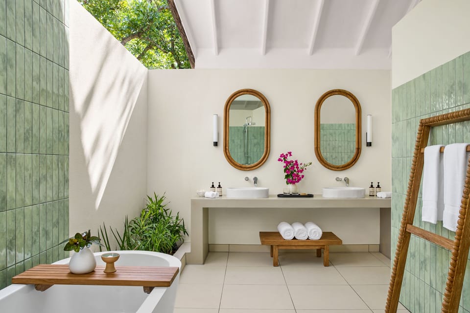Two Bedroom Family Villa with Pool | Bathroom | Rainfall showerhead, eco-friendly toiletries, hair dryer, bathrobes
