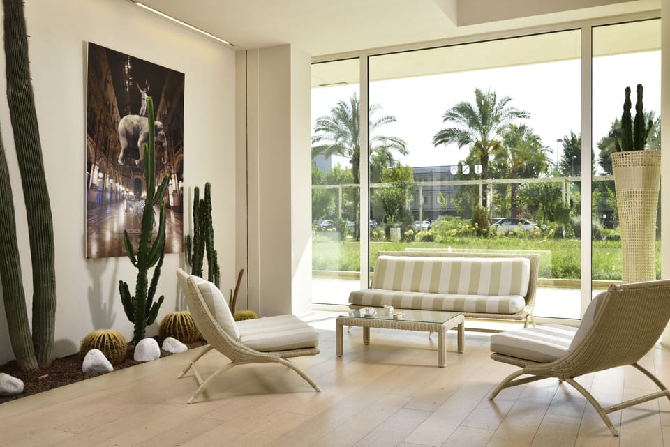 Lobby sitting area