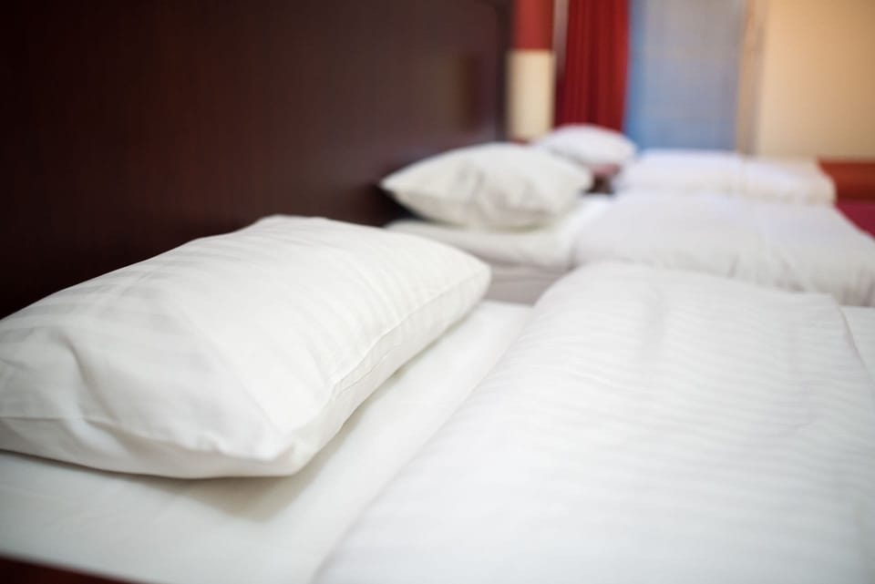 Triple Room | Premium bedding, in-room safe, desk, blackout drapes