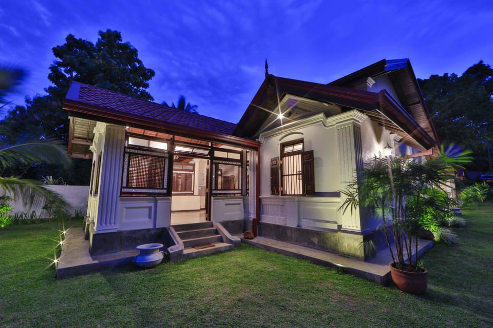 Front of property - evening/night
