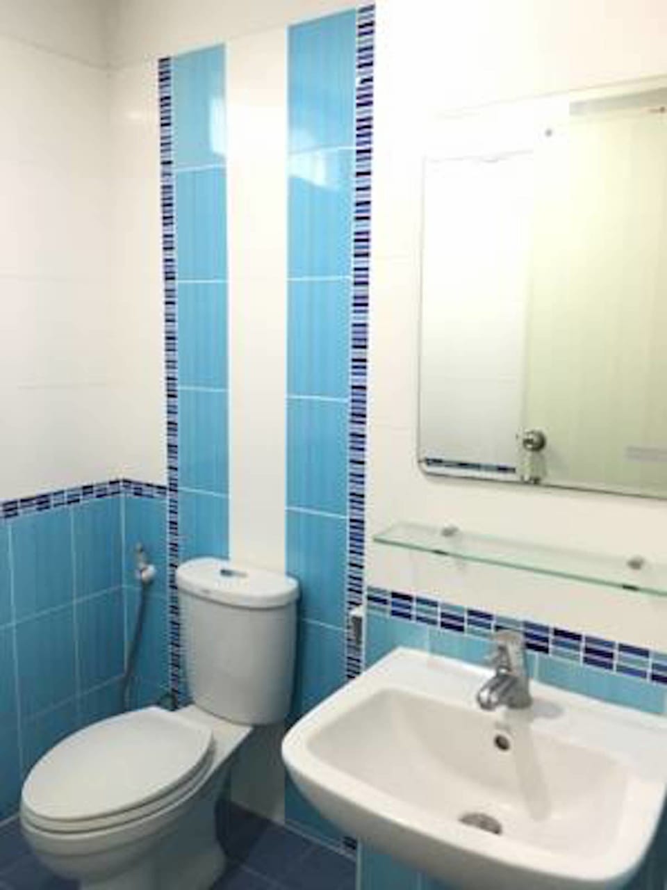 Shower, free toiletries, hair dryer (on request), slippers