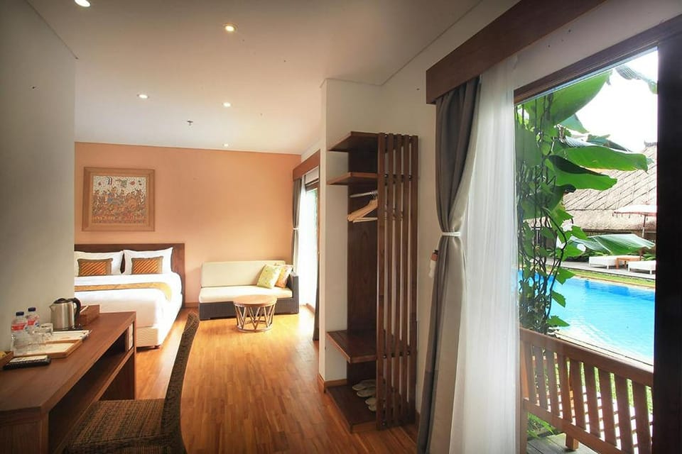 Suite Room with Pool View | View from room
