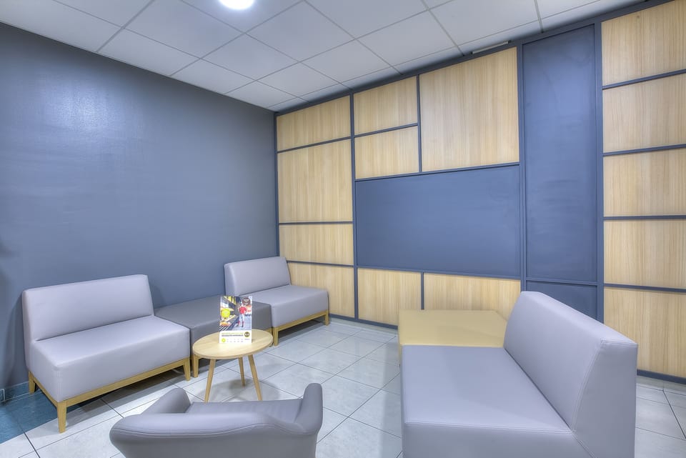Lobby sitting area