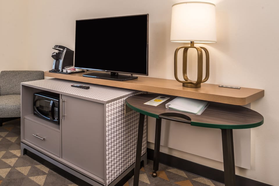 In-room safe, desk, blackout drapes, iron/ironing board