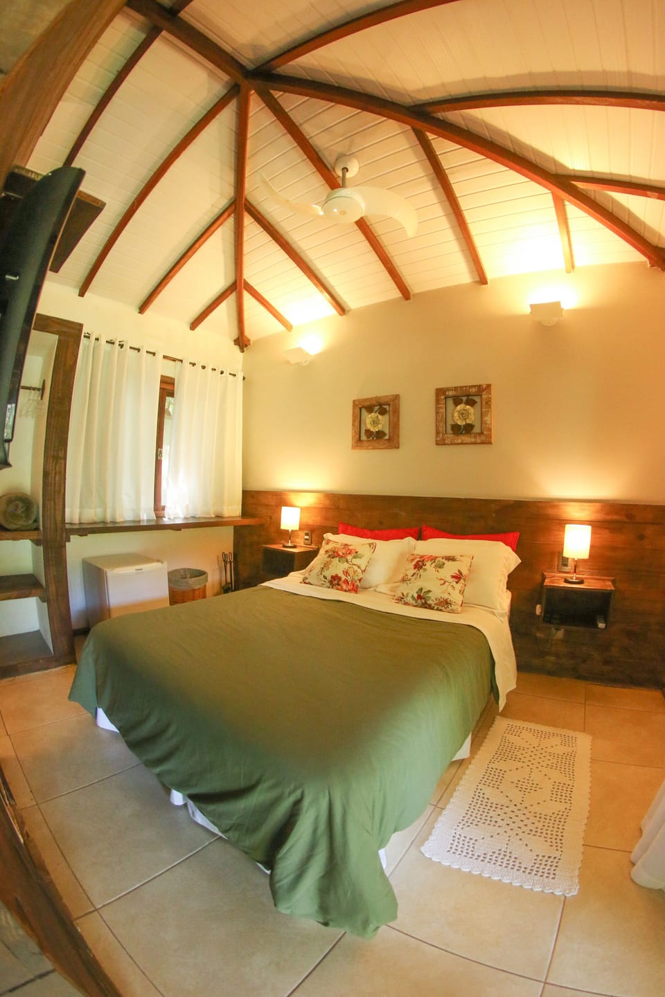 Romantic Double Room, 1 Double Bed, Private Bathroom, Garden Area | Egyptian cotton sheets, premium bedding, pillowtop beds, minibar