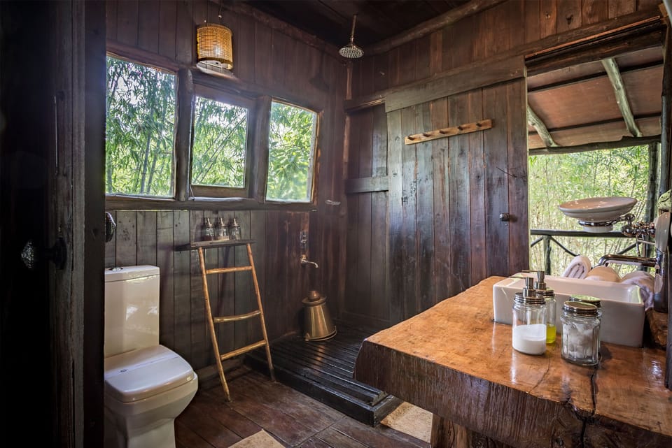 Luxury Tree House, 1 King Bed, Non Smoking | Bathroom | Shower, free toiletries, hair dryer, towels