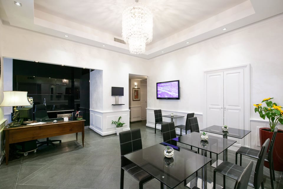 Lobby sitting area