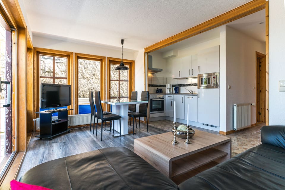 Flat-screen TV, pay movies