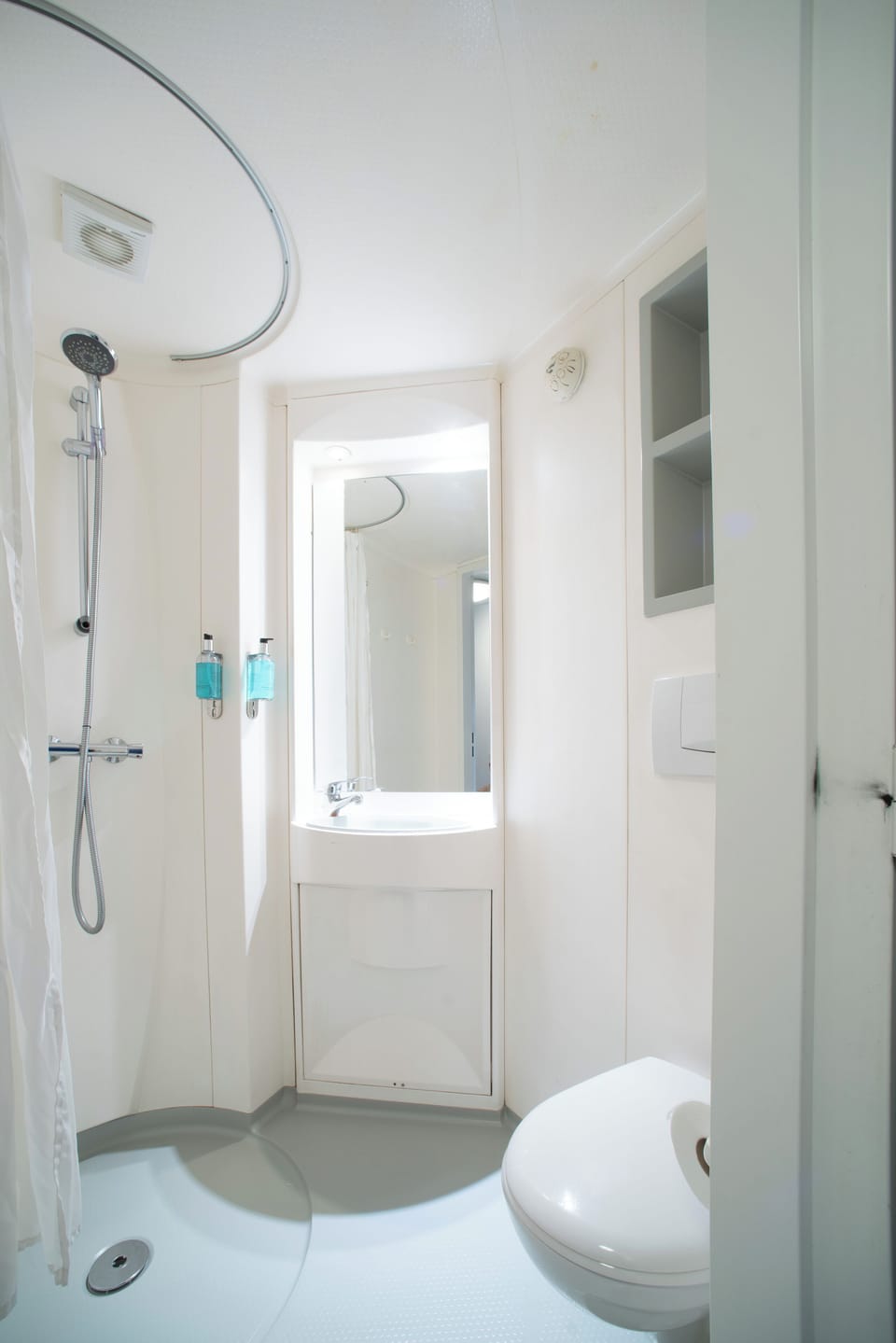 Free toiletries, hair dryer, towels, soap